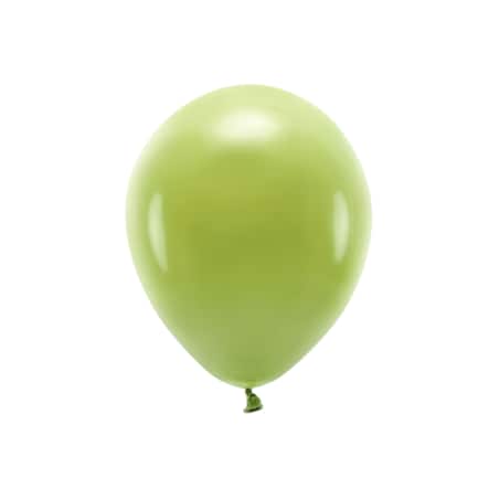 Balony Eco 30cm pastelowe, oliwkowy (1 op. / 10 szt.)