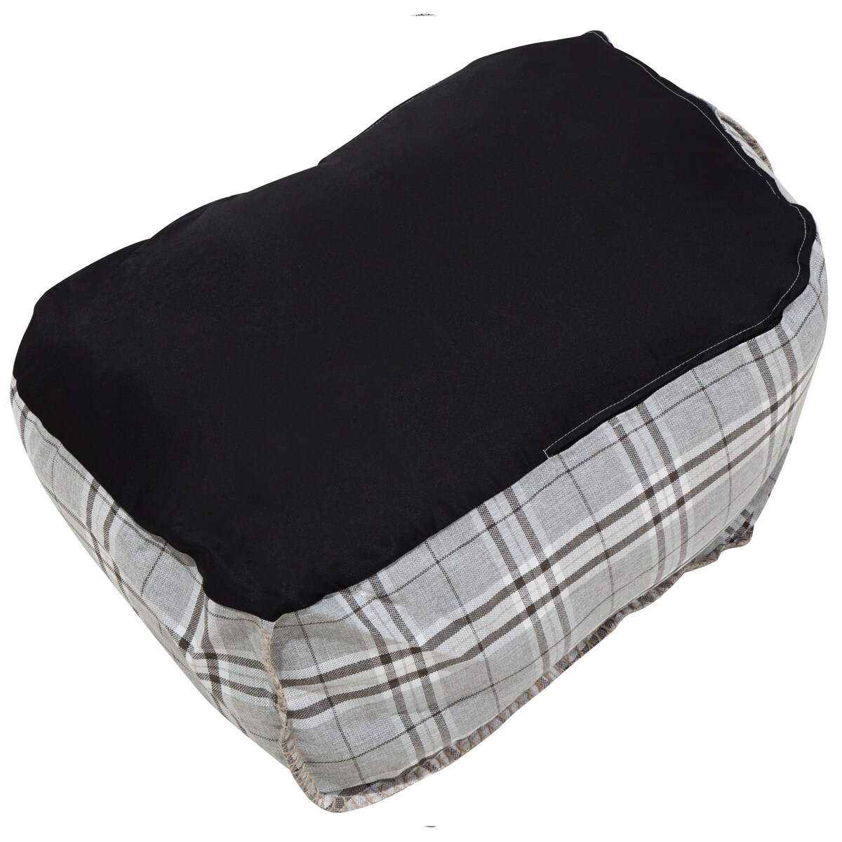 Fotel worek 200 L DROP LINEN 63 cm 75 cm Szary