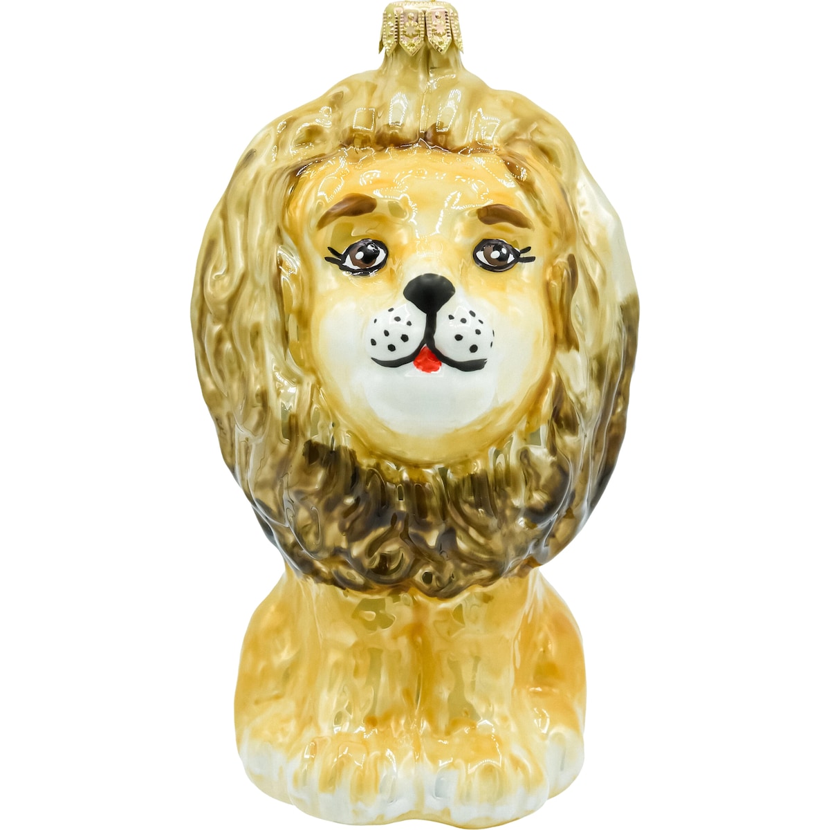 Bombka choinkowa szklana: Lew