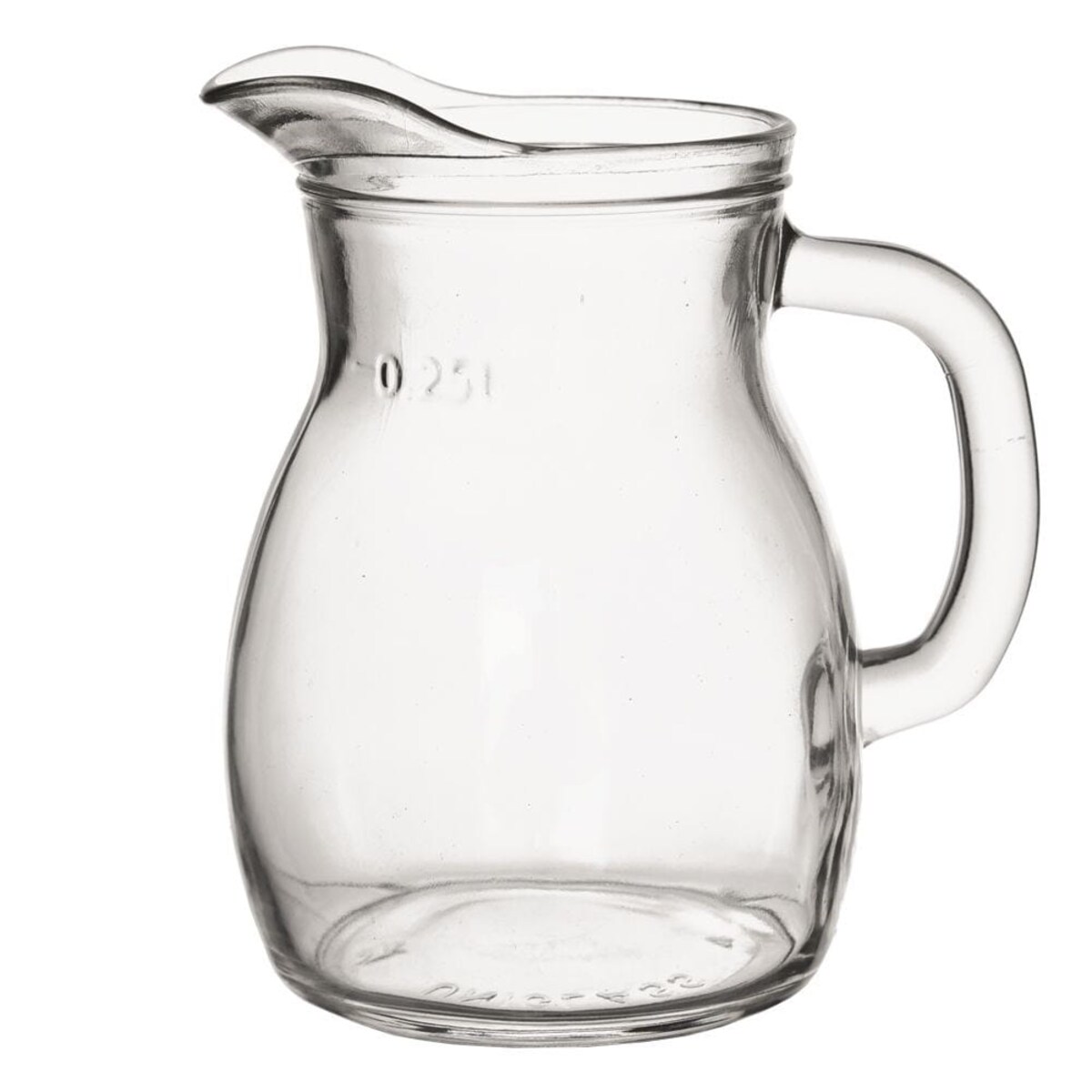 Dzbanek Szklany do Wody Soku Lemoniady Napojów z Uchwytem 300 ml Poręczny