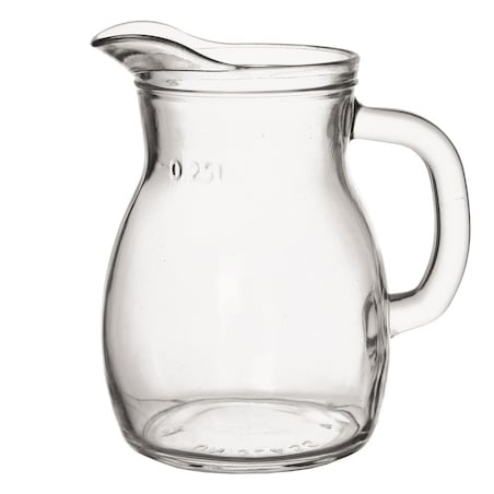 Dzbanek Szklany do Wody Soku Lemoniady Napojów z Uchwytem 300 ml Poręczny