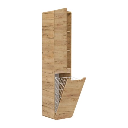 Szafka łazienkowa ARUBA CRAFT 804 35 cm dąb craft z koszem