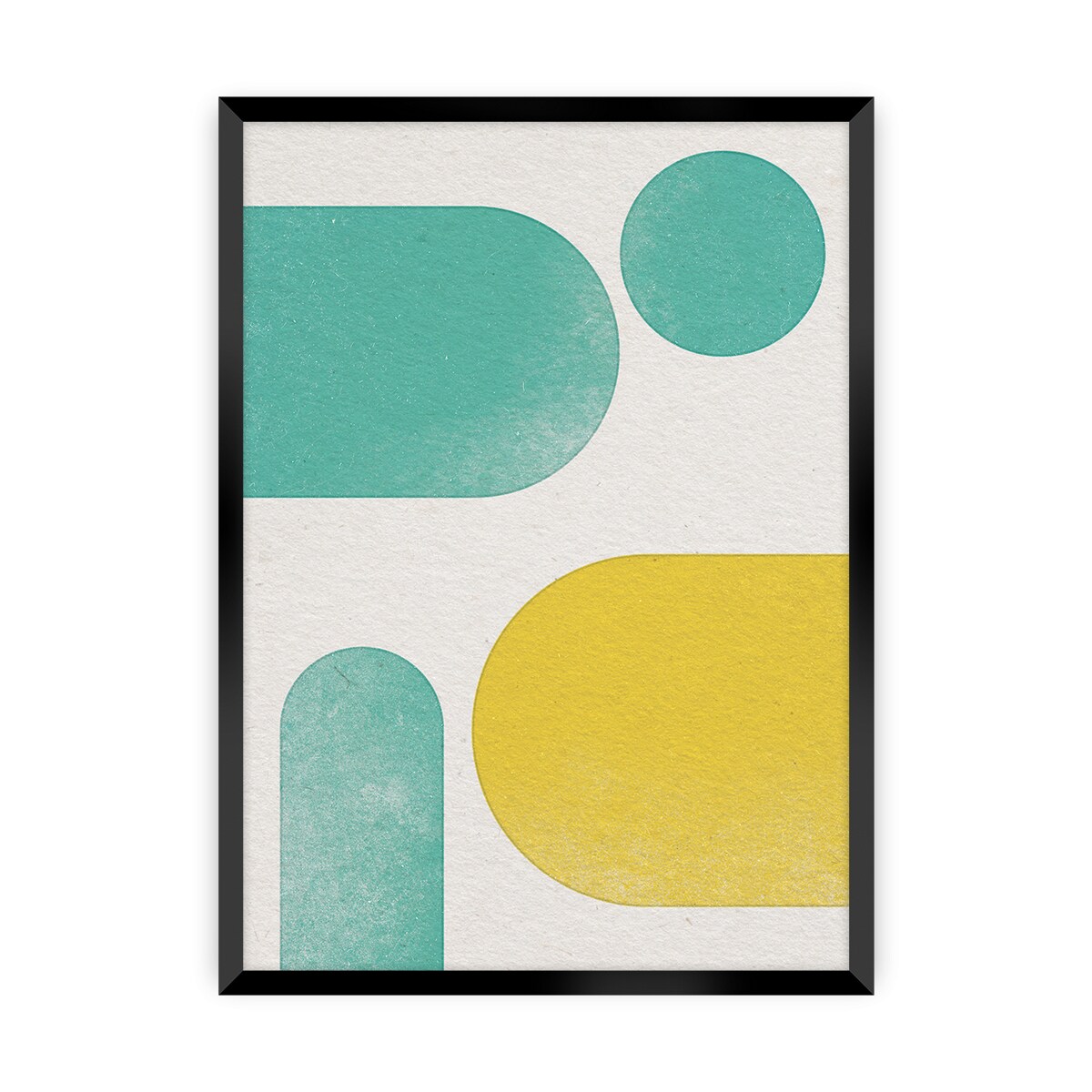 Plakat Abstract Shapes I, 30 x 40 cm, Ramka: Czarna