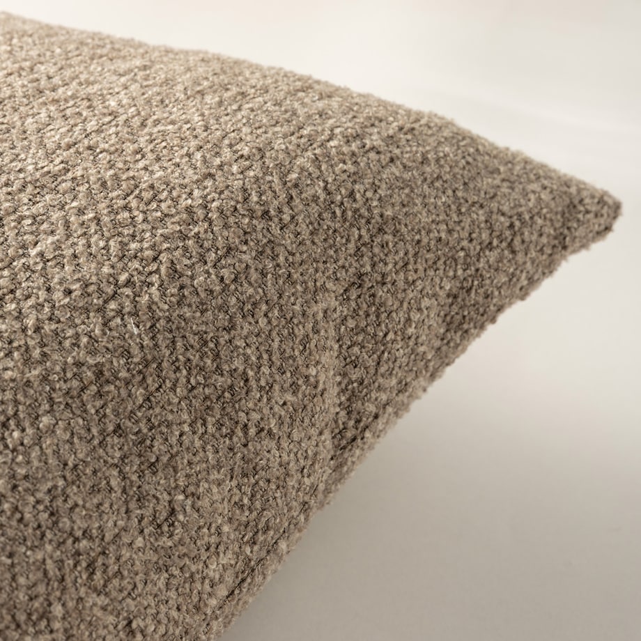 Poszewka Kinga na poduszkę 60x60 ciemnobeżowy melanż