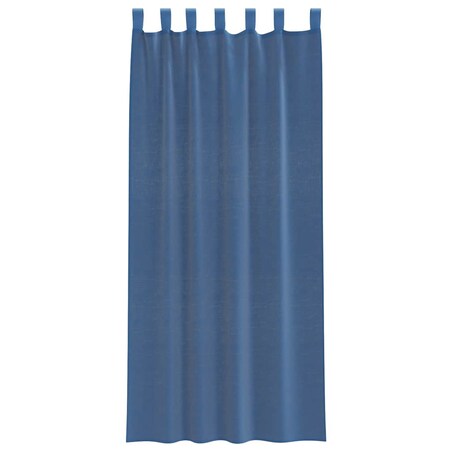 vidaXL Zasłony woalowe z pętelkami 2 szt. Royal Blue 140x225 cm