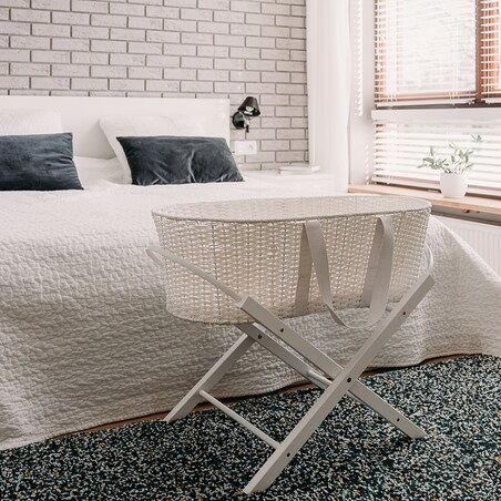 Stojak na kosz Happy Moses - Smart Stand biały