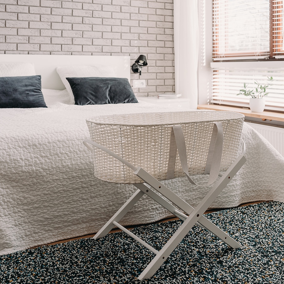 Stojak na kosz Happy Moses - Smart Stand biały