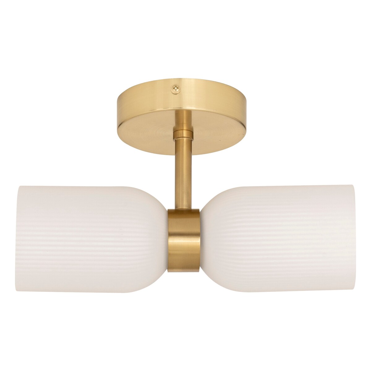 Szklany kinkiet ścienny RIO, 2 źródła światła, wys. 26,5 cm