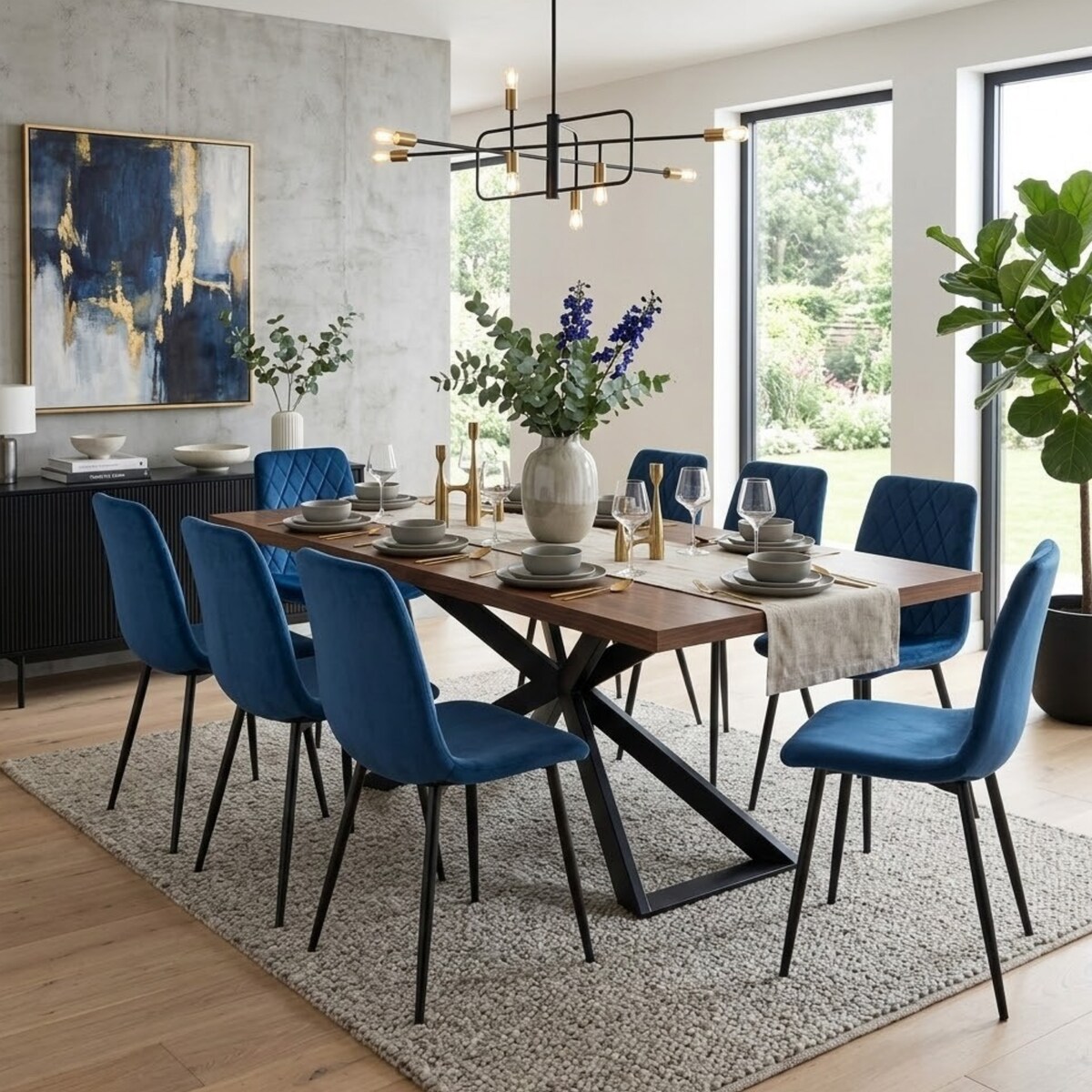 Krzesło tapicerowane pikowane wygodne nowoczesne do kuchni jadalni