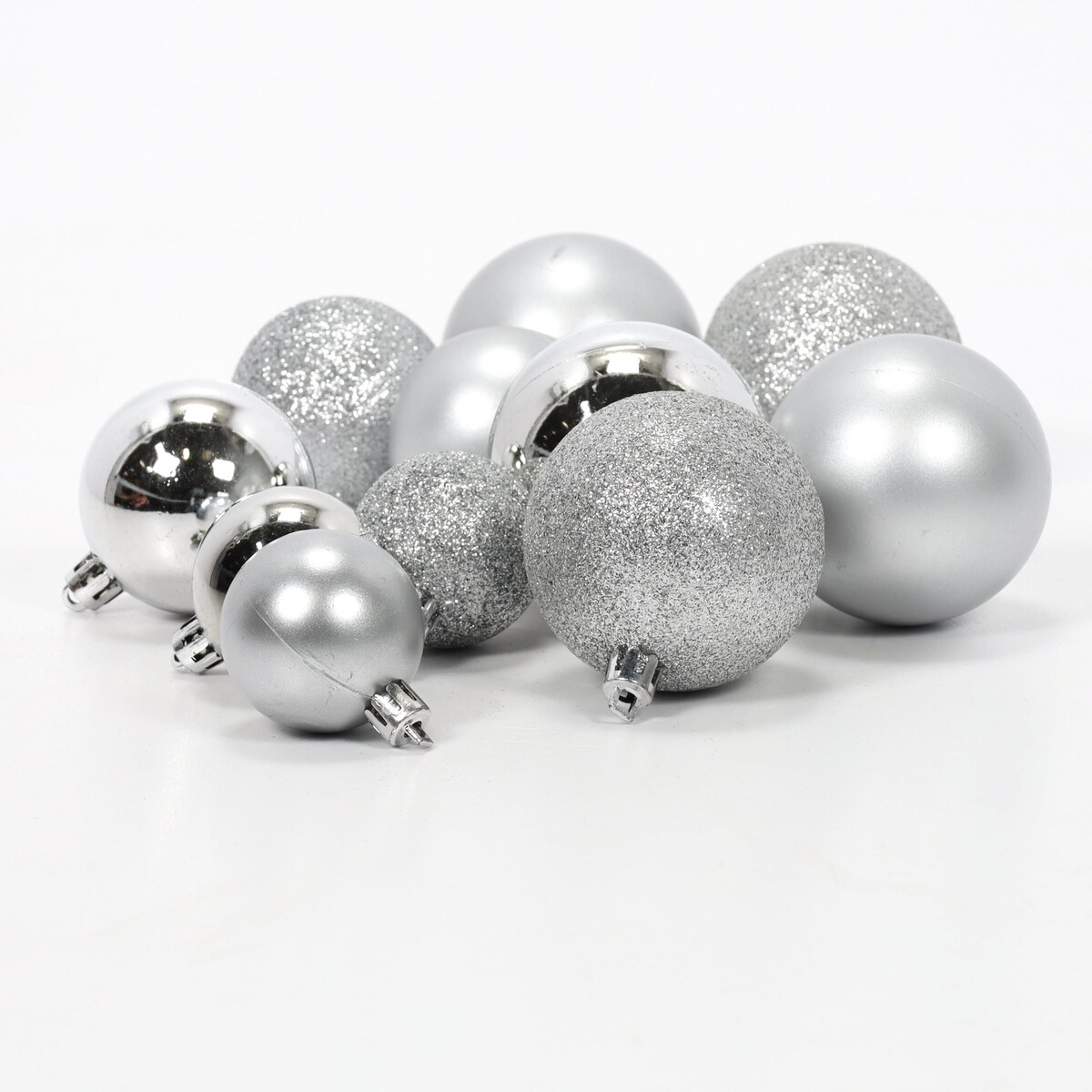 Zestaw bombek świątecznych w różnych rozmiarach, 70 szt.