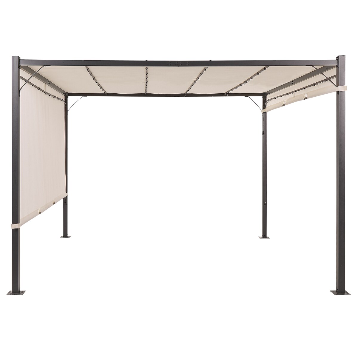 Pawilon ogrodowy LED PARGA Metal 310 cm 310 cm Beżowy