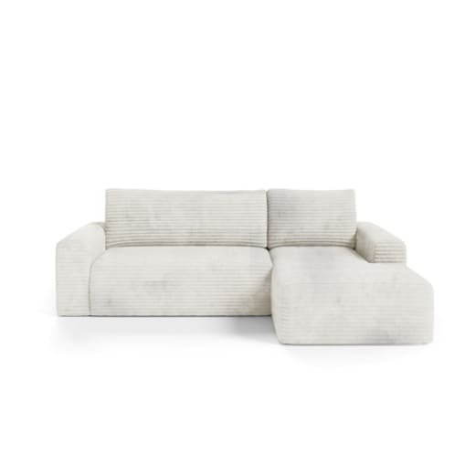 Narożnik SONTII z funkcją spania gruby sztruks Kolor: TILIA 1