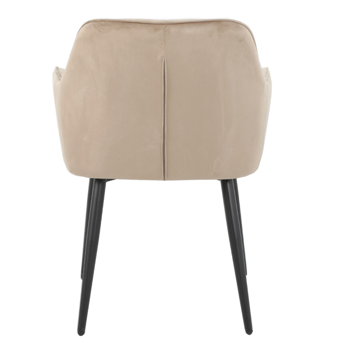 Krzesło brązowe welurowe ELIOR coffee tapicerowane do salonu jadalni