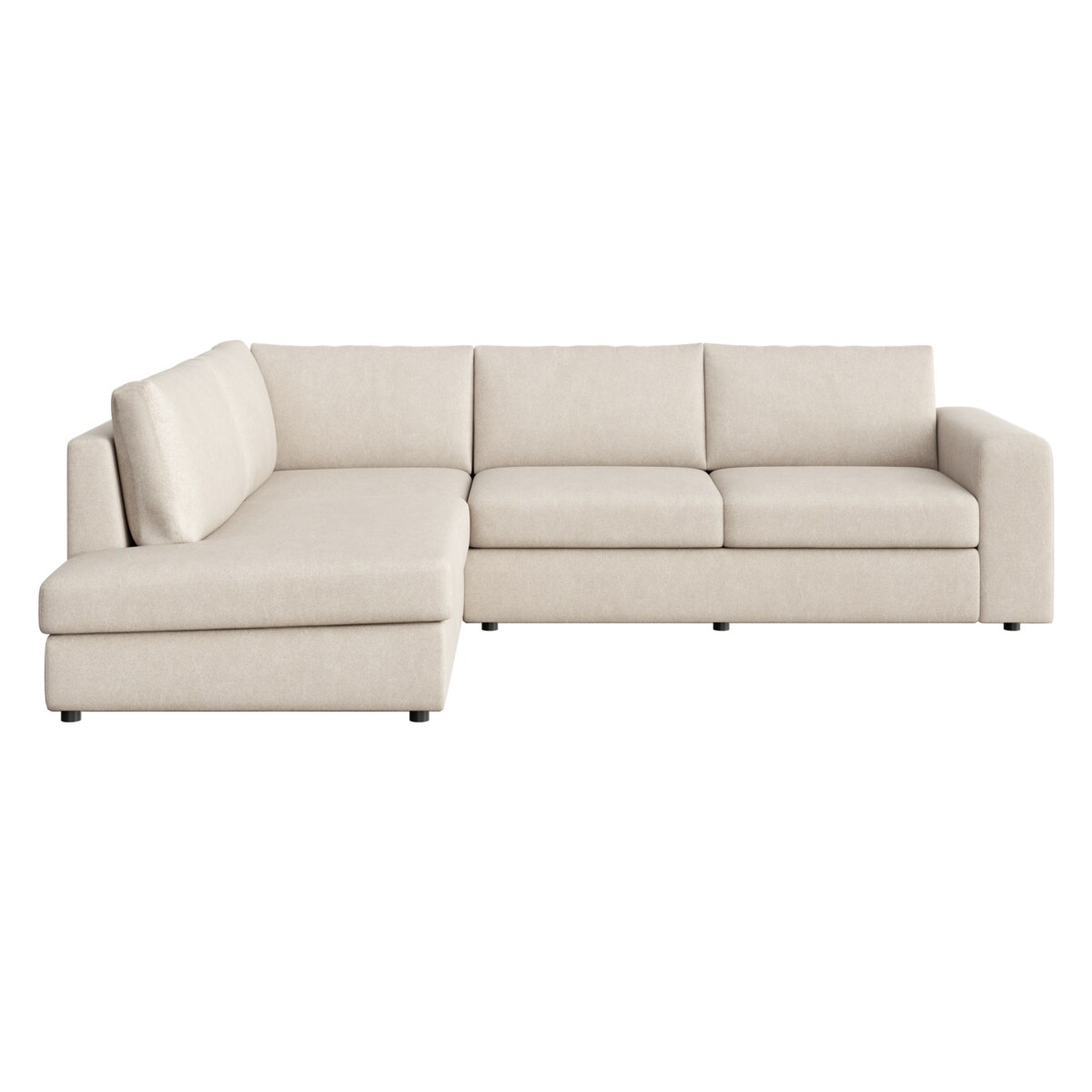 Sofa narożna lewa Baga jasno beżowa