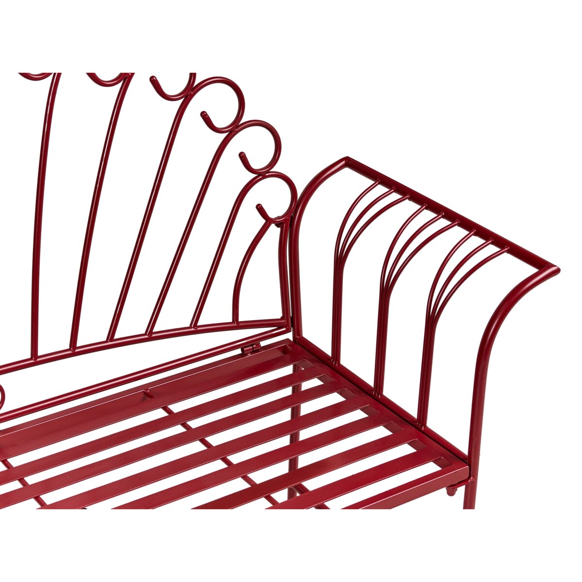 Zestaw mebli balkonowych CAVINIA Metal Burgundowy