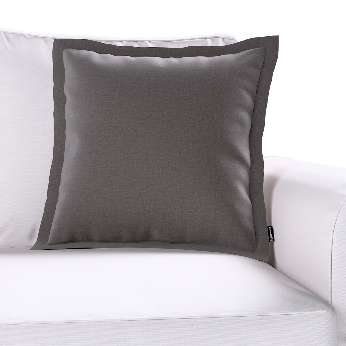 Poszewka Mona na poduszkę 45x45 brązowy welwet