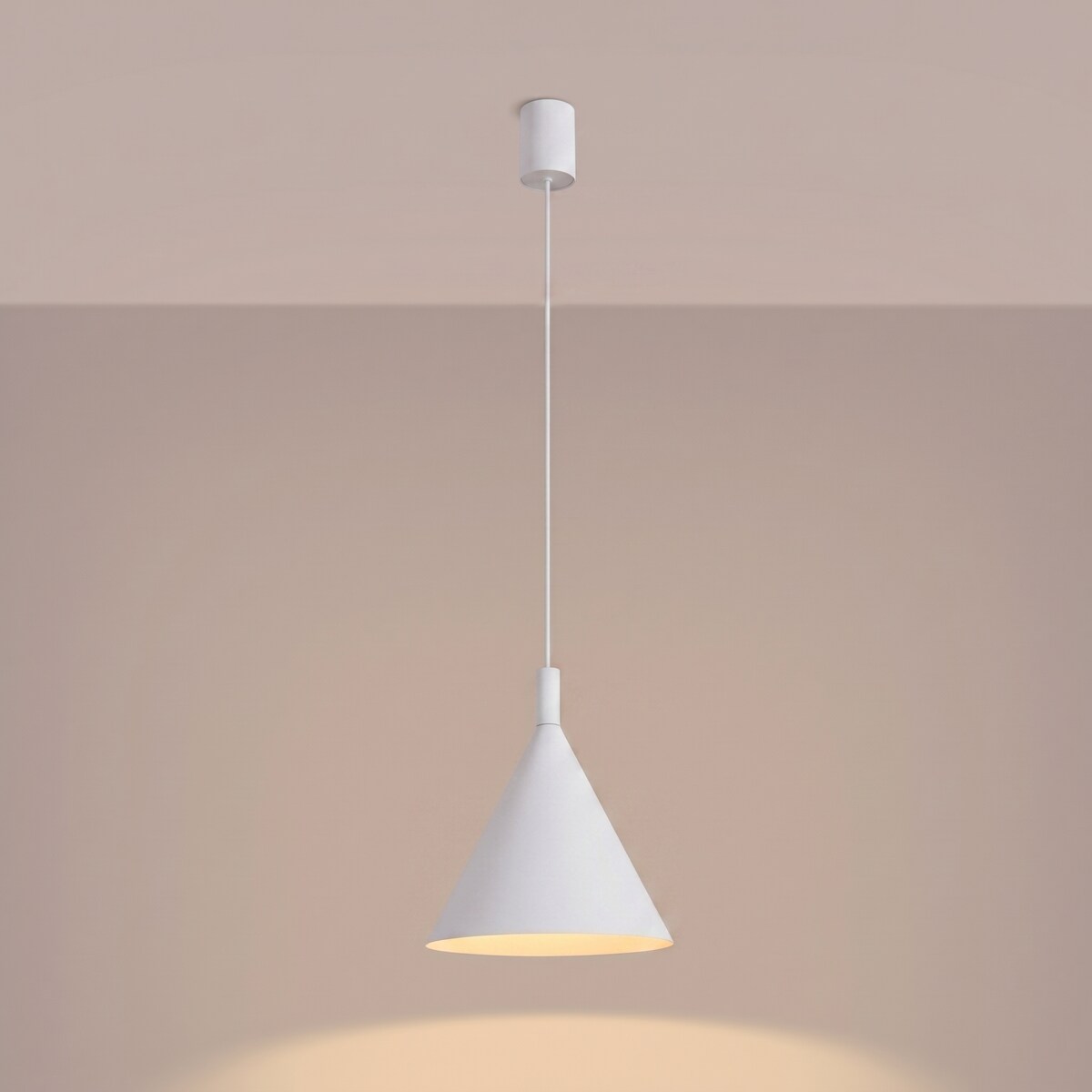 Lampa wisząca NOX 25 biała
