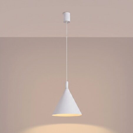 Lampa wisząca NOX 25 biała