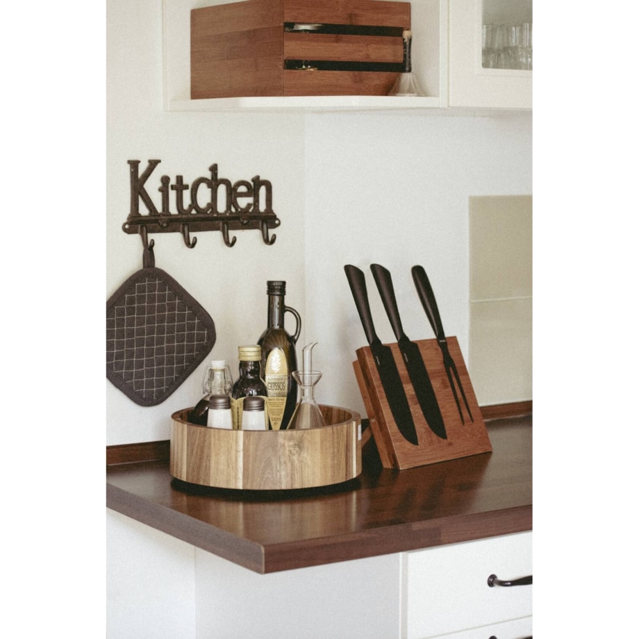 Magnetyczny stojak na noże MESINA, bambus