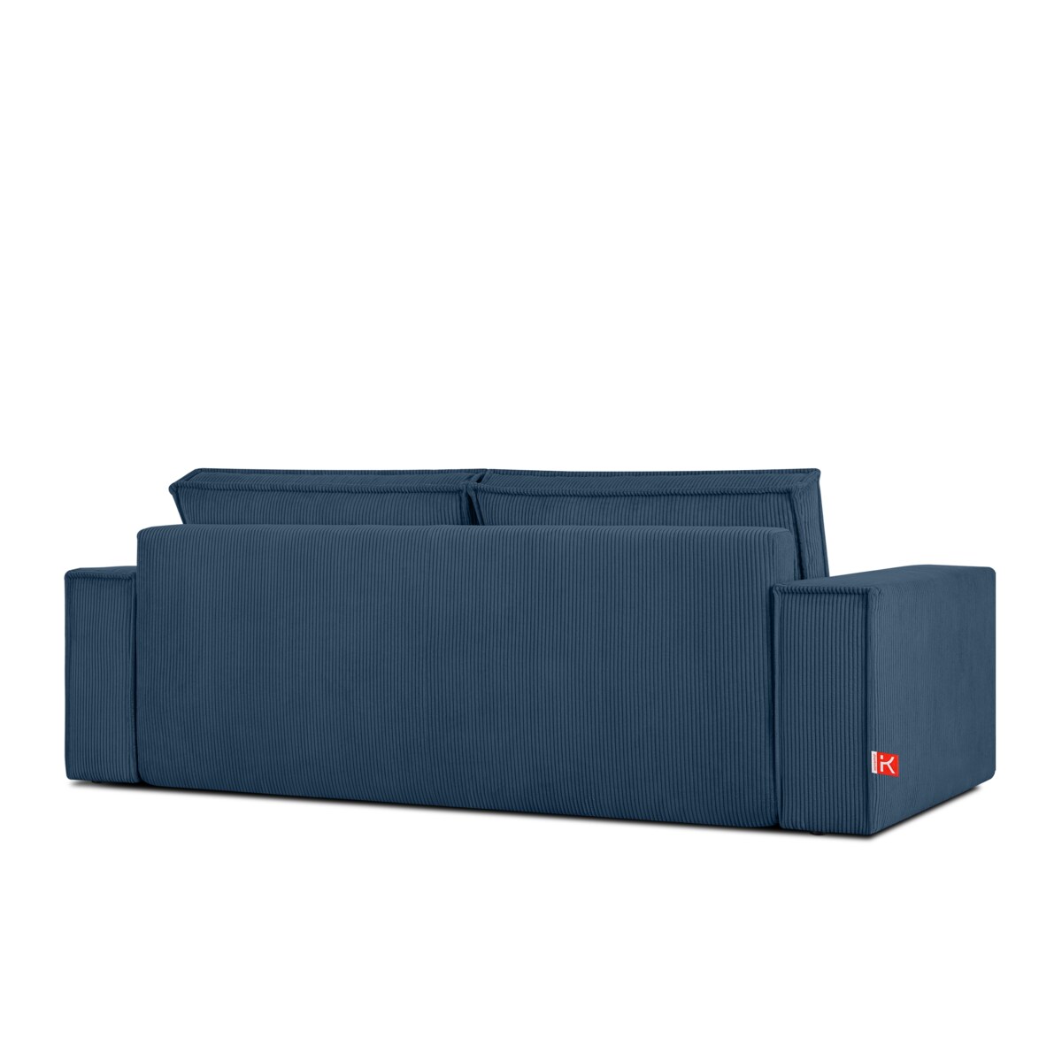 KONSIMO NAPI Sofa 3-osobowa z pojemnikiem na pościel, kolor granatowy