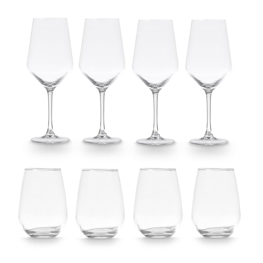 Zestaw 4 szklanek 480 ml i 4 kieliszków 620 ml AMARETTO