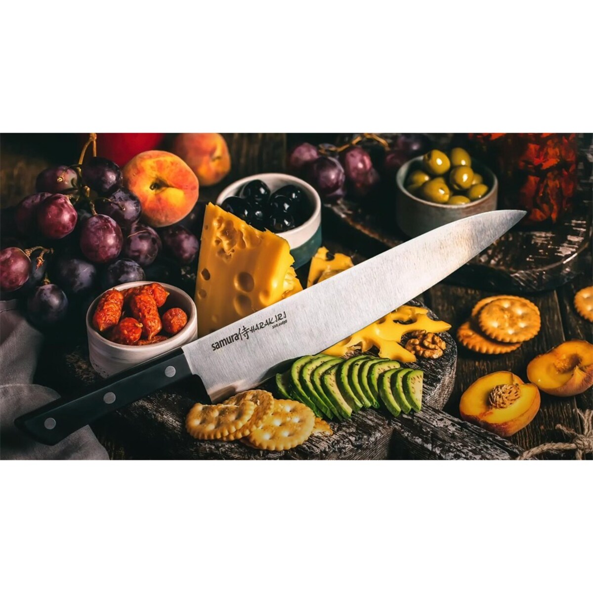 Samura harakiri nóż szefa kuchni 24 cm SHR0087B