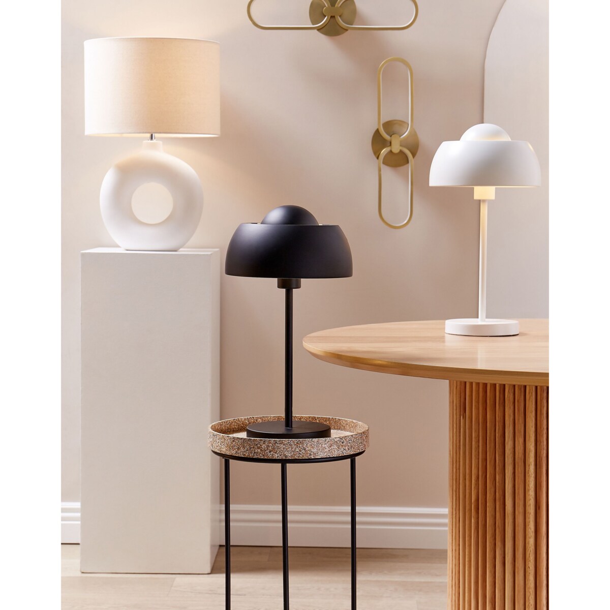 Lampa ścienna LED KRANG Złoty Metal