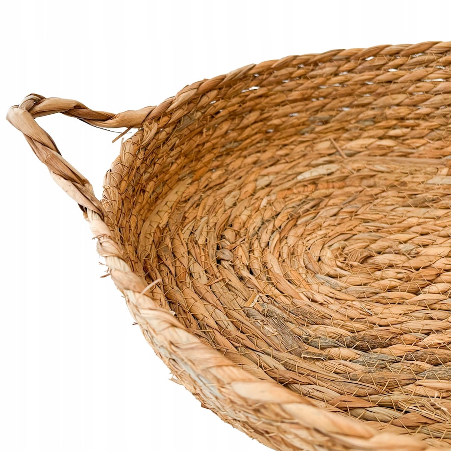TACA DEKORACYJNA BOHO tacka do serwowania łóżka salonu sypialni naturalna