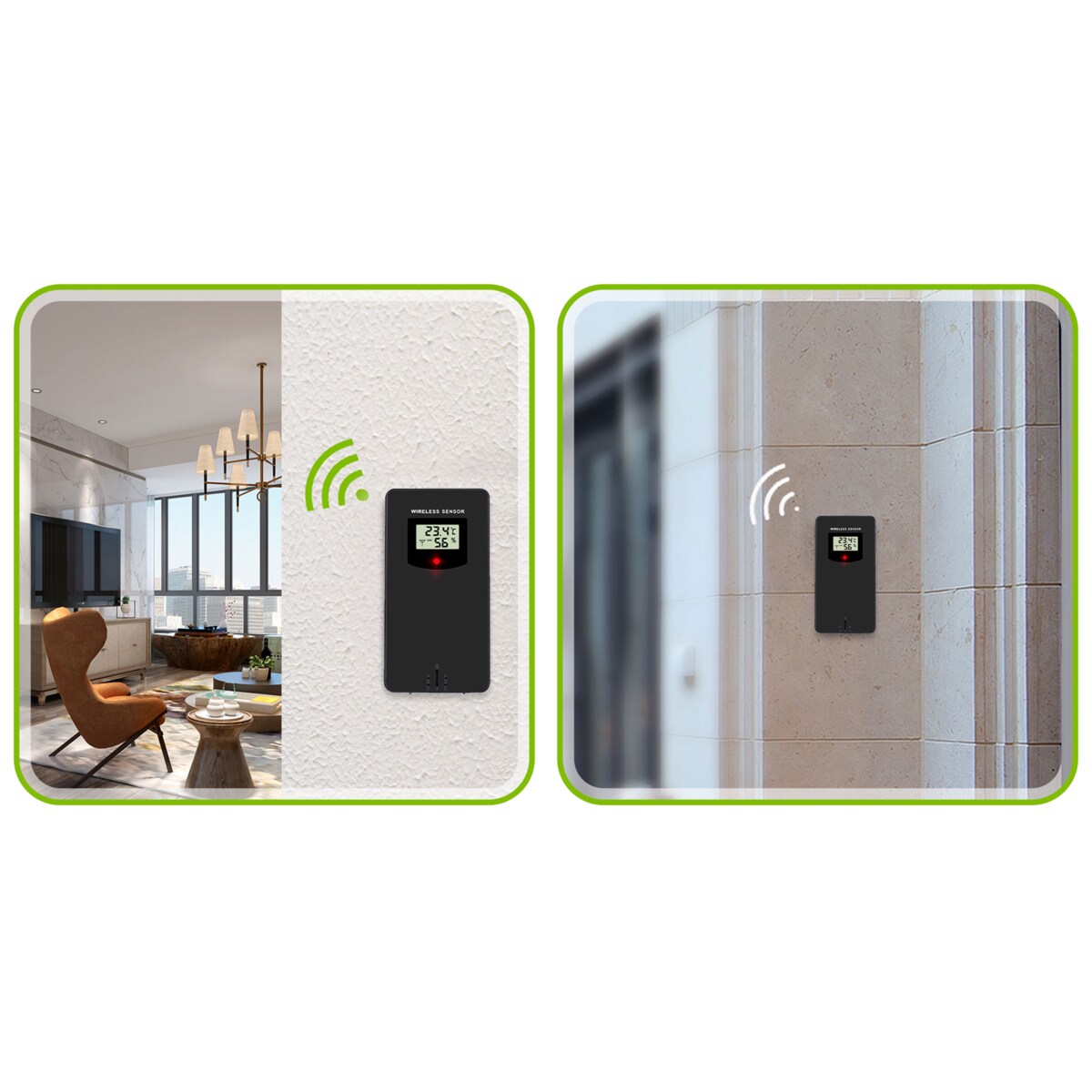 Bezprzewodowa stacja pogody pogodowa higrometr Berdsen