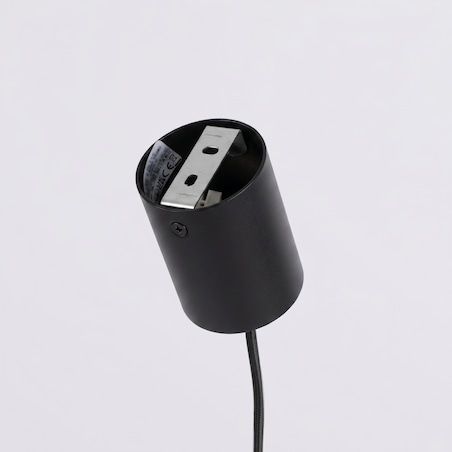 Żyrandol AURA 4 czarna Gx53