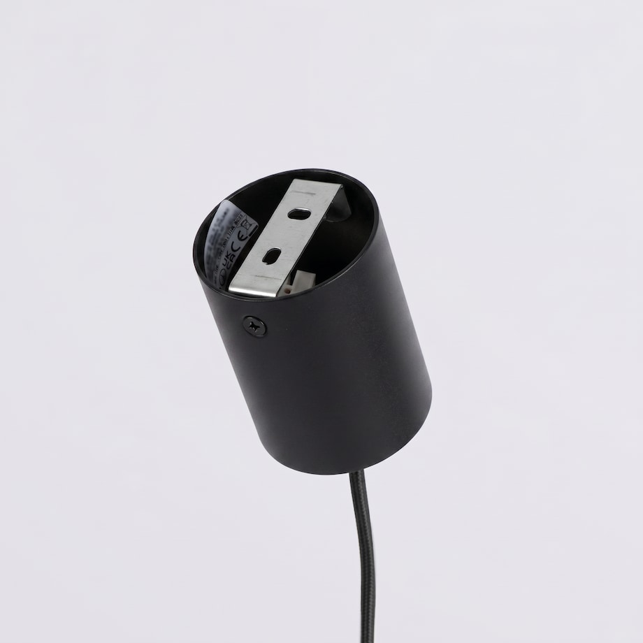 Żyrandol AURA 4 czarna Gx53