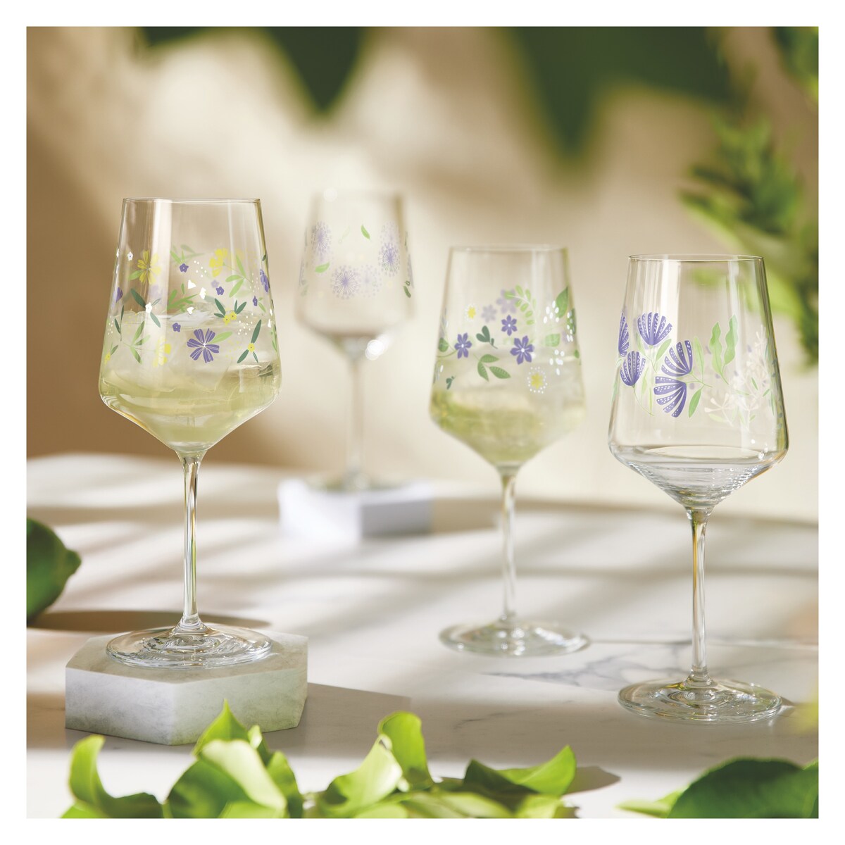 Ritzenhoff Zestaw 4 szt. kieliszków do aperitif Sommertau Hugo ilustrator S.Eikler E.Sprenger-Pieper T. Kuhlmann