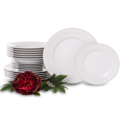 Zestaw obiadowy 6os. (18 el.) AMELIA CARMEN