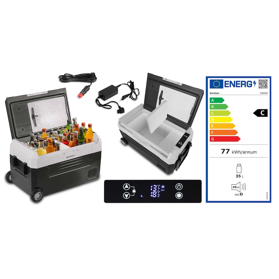 Lodówka kompresorowa turystyczna Berdsen Icemax 400 samochodowa zamrażarka 32L
