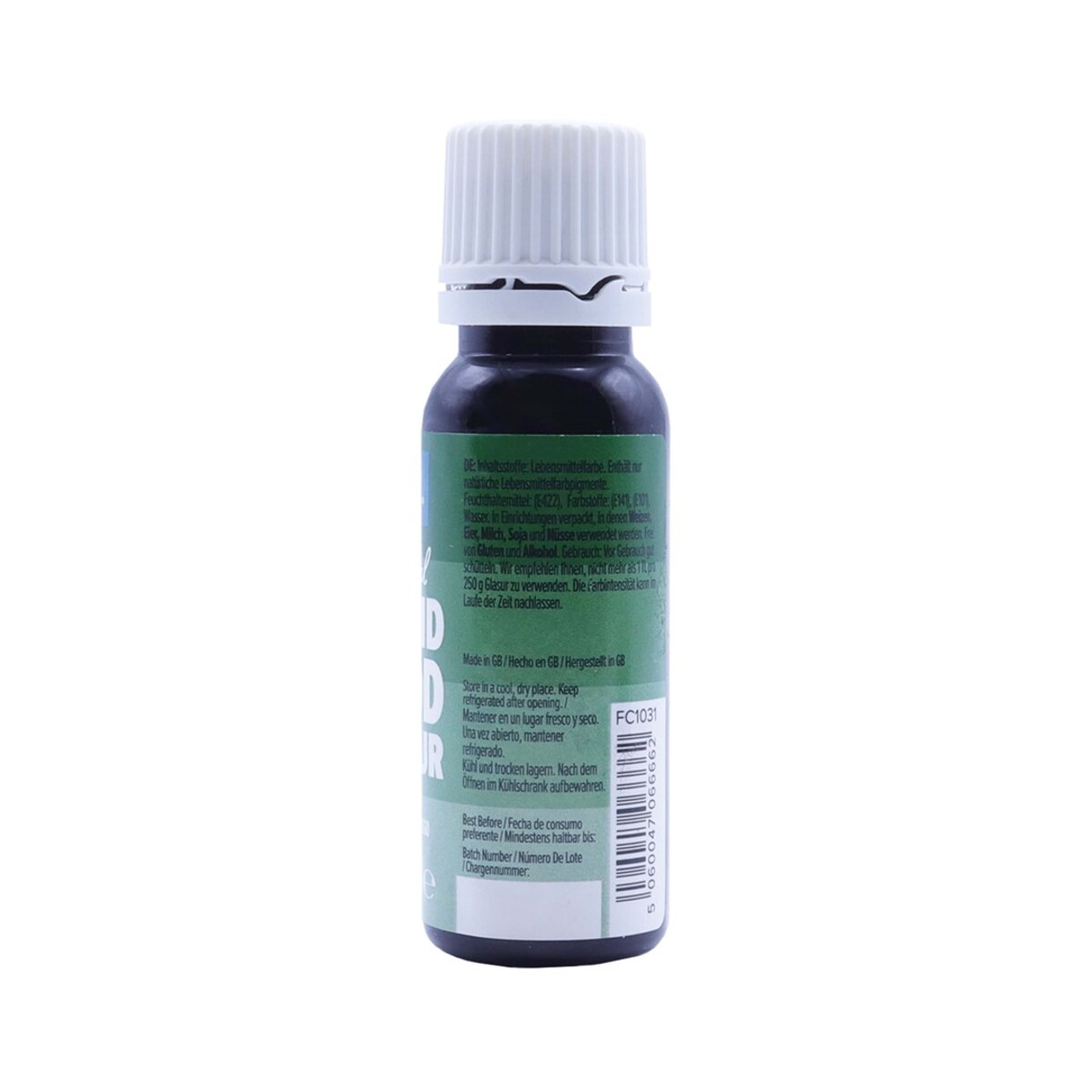 PME Naturalny barwnik spożywczy w płynie 25 ml ciemnozielony