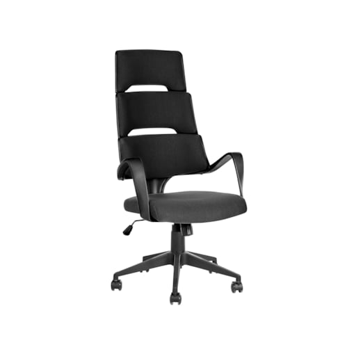 Krzesło biurowe regulowane czarne GRANDIOSE