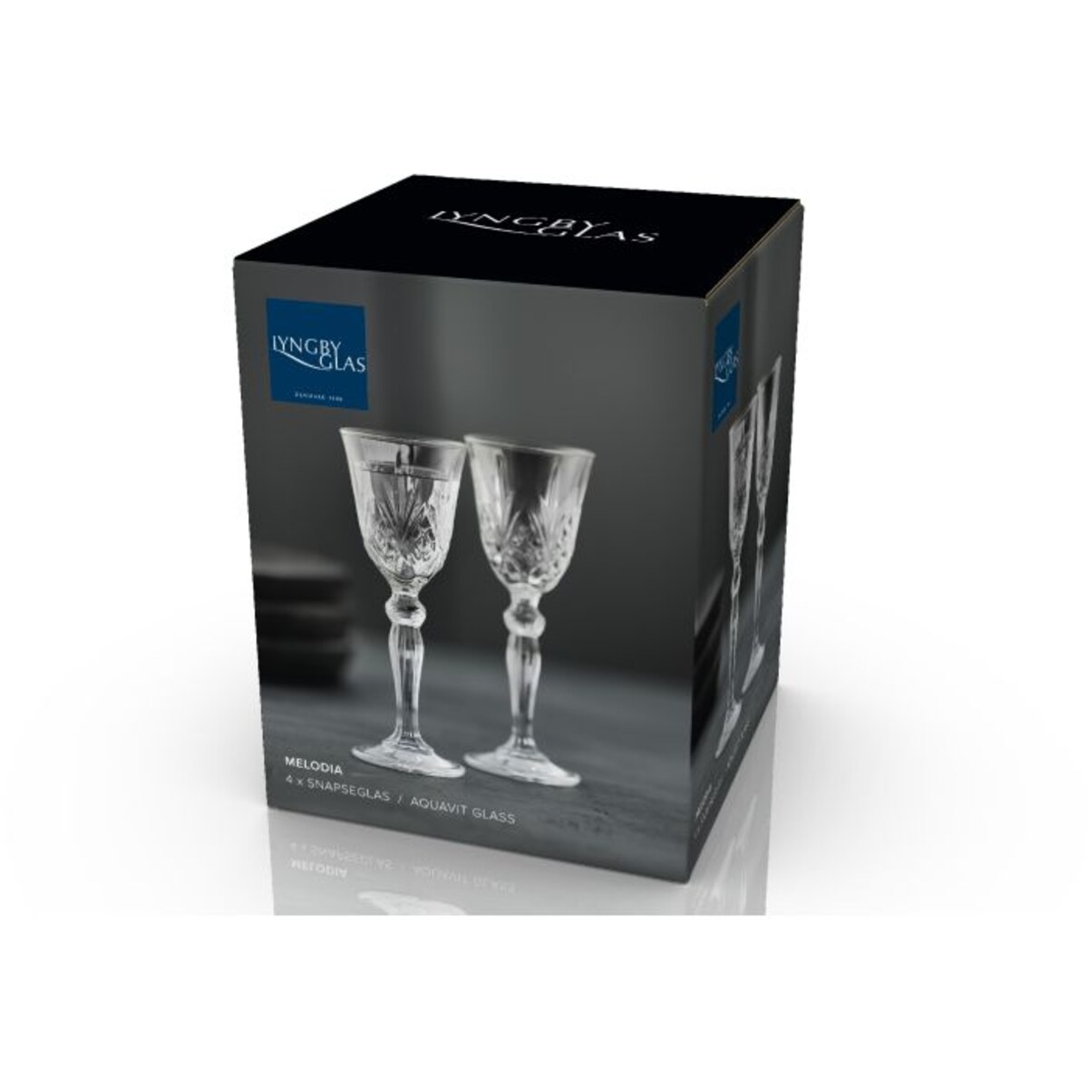 Kieliszki ze szkła kryształowego Melodia 50 ml 4 sztuki 31133