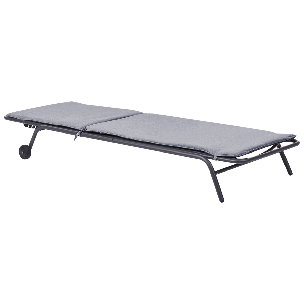 Leżak ogrodowy VOLTERRA Metal Szary