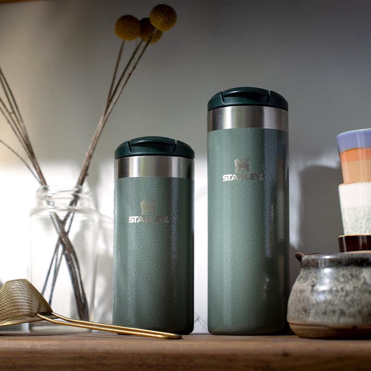 Stanley - Kubek termiczny AeroLight™ 0.35L Hammertone Green Stanley