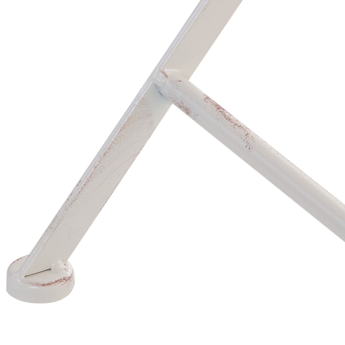 Stolik bistro PAVIA 71 cm 71 cm Metal Złamana biel