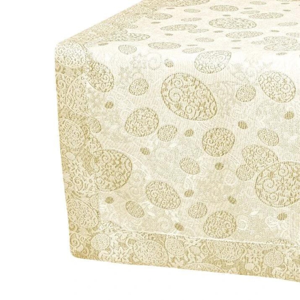 Bieżnik wielkanocny Złote Pisanki - 40x220 cm - złoty