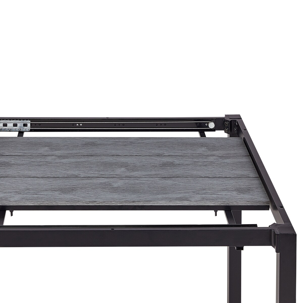 Stół ogrodowy rozkładany TOFANE 198/248 cm 90 cm Szary