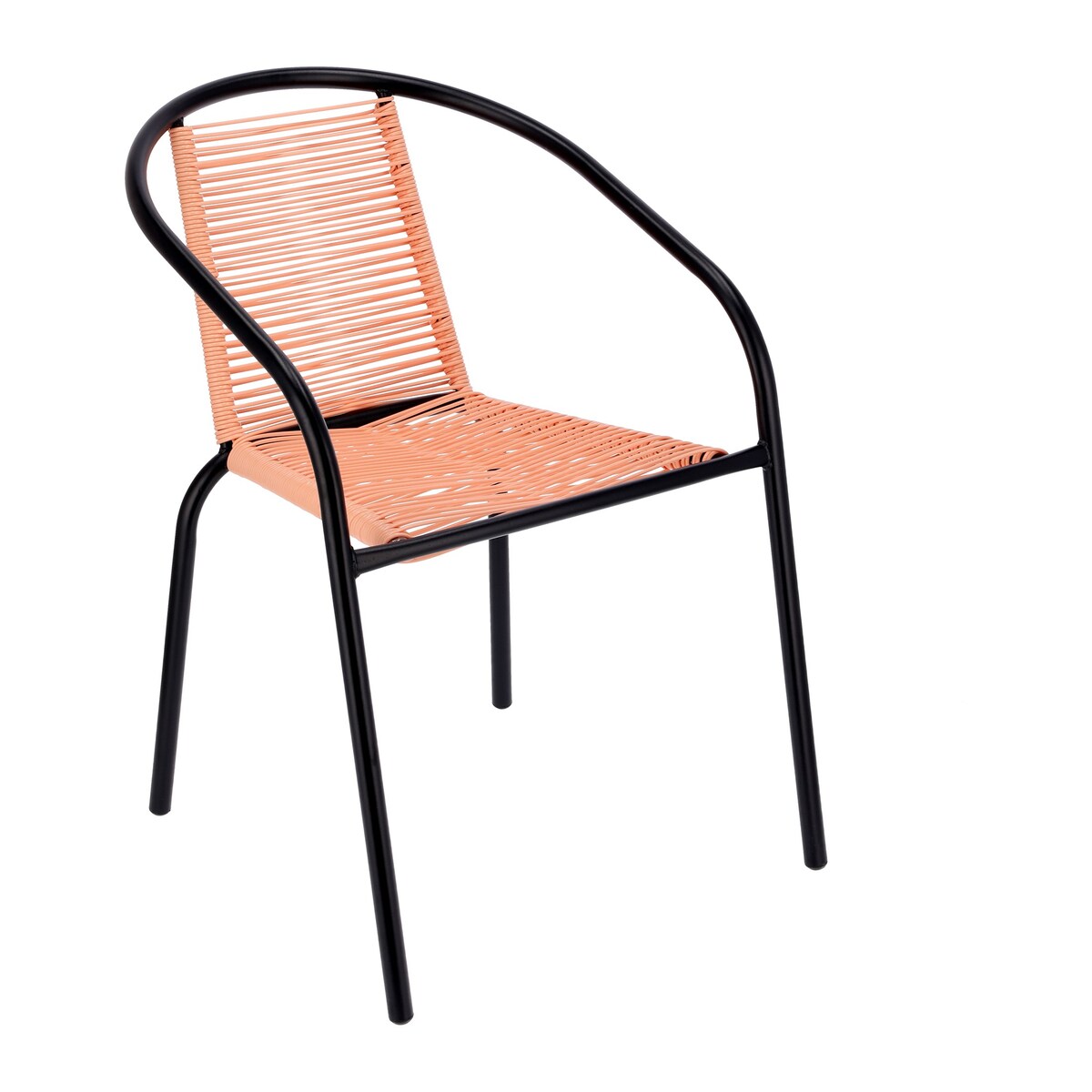 Fotel BISTRO sznurkowy wygodne KRZESŁO ogrodowe na balkon TARAS do ogrodu