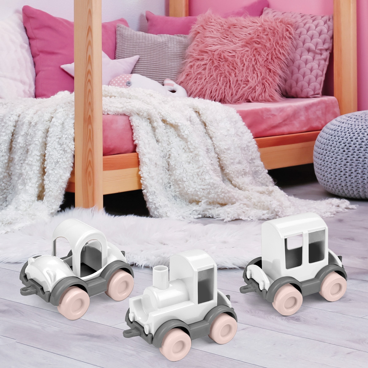 Zabawka WADER Kid Cars Trio Zestaw Pojazdów dla Maluchów