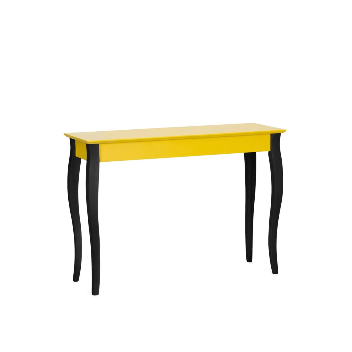 Konsola LILLO 105x35 żółta/czarna