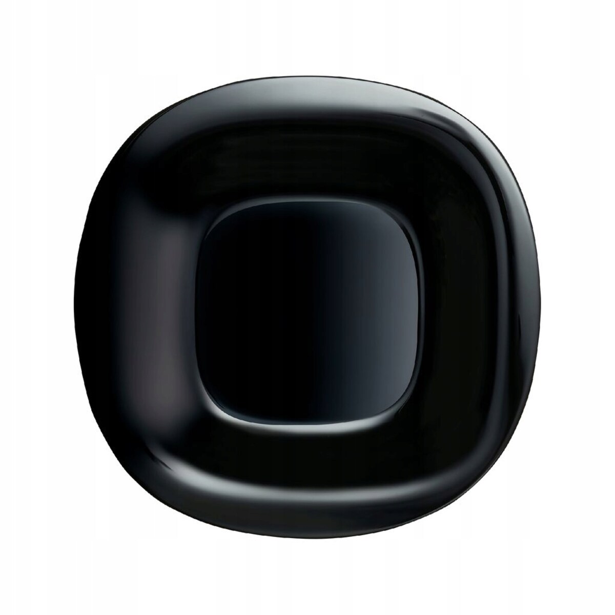 TALERZE GŁĘBOKIE NA ZUPĘ czarny 6x 21 cm LUMINARC kwadratowy carine obiad