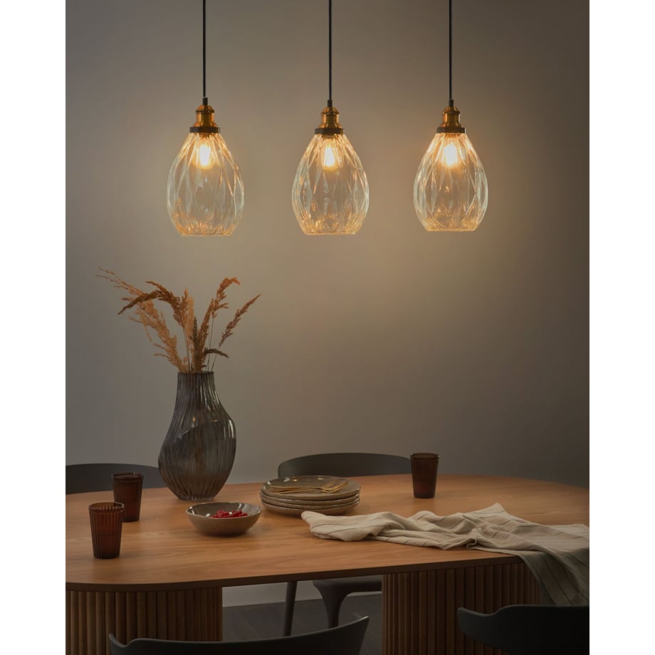 Lampa wisząca COOSA Szkło Przezroczysty