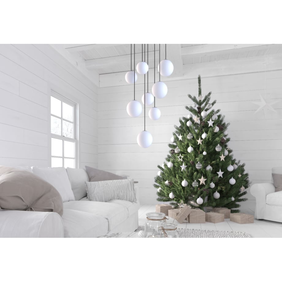 Salonowy klosz Cameleon Snowball 120 10267 Nowodvorski kulisty biały