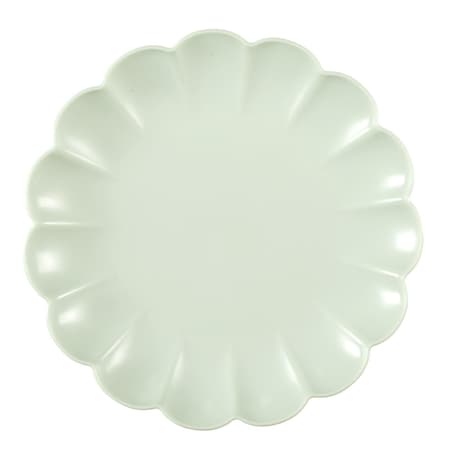 TALERZ DESEROWY Iris 20,5 cm zielony jasny z tworzywa PP