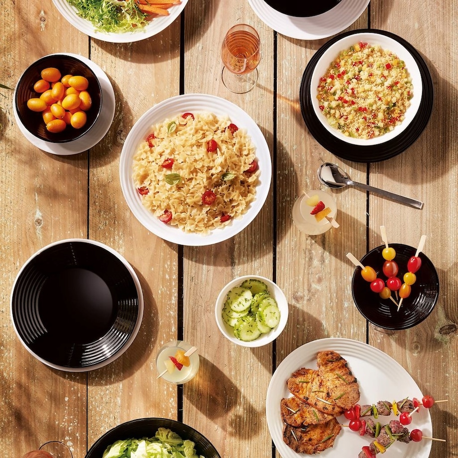 KOMPLET OBIADOWY + MISKA 19 ele HARENA LUMINARC